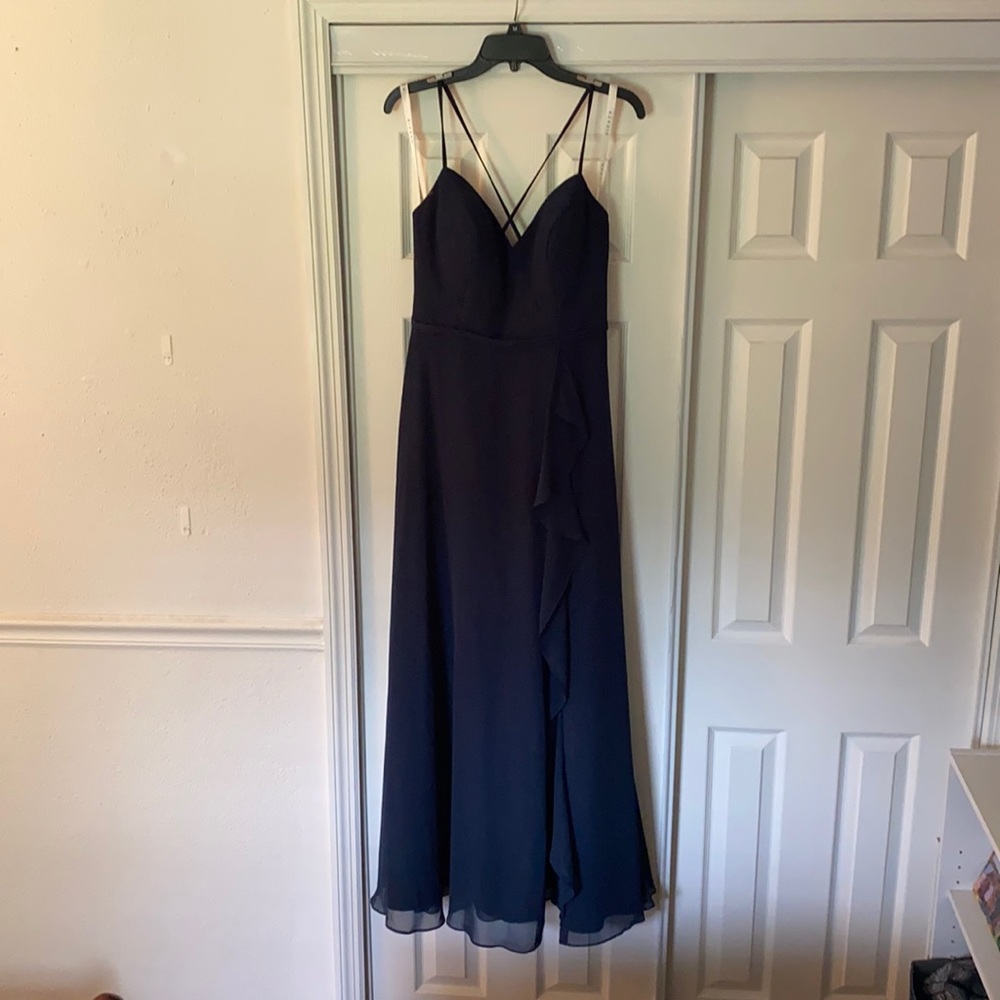 Navy Blue Bridesmaid Dress
